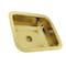 Nantucket Sinks Bar Sink, Brass, 17.5" W x 14.5" L x 5.125" H REB - alternate 4